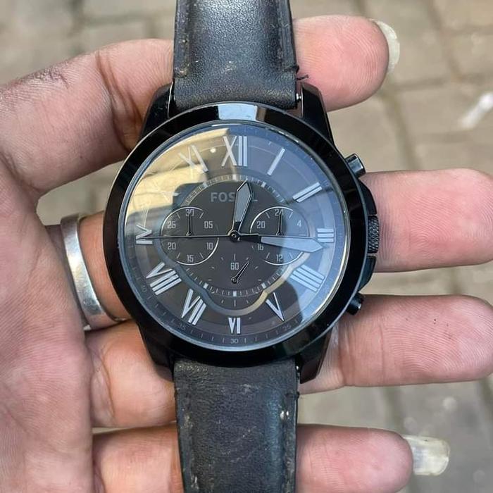 jam tangan pria fossil original tali kulit