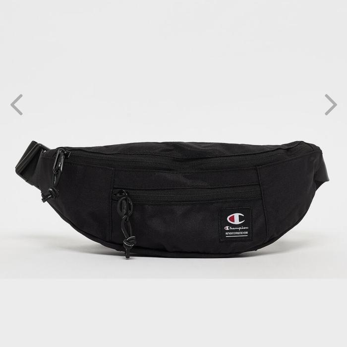 Champion Tas Pinggang ORIGINAL CHAMPION WAIST BAG LIFESTYLE BELT CHAMPION Tas Pinggang Hitam 100% As