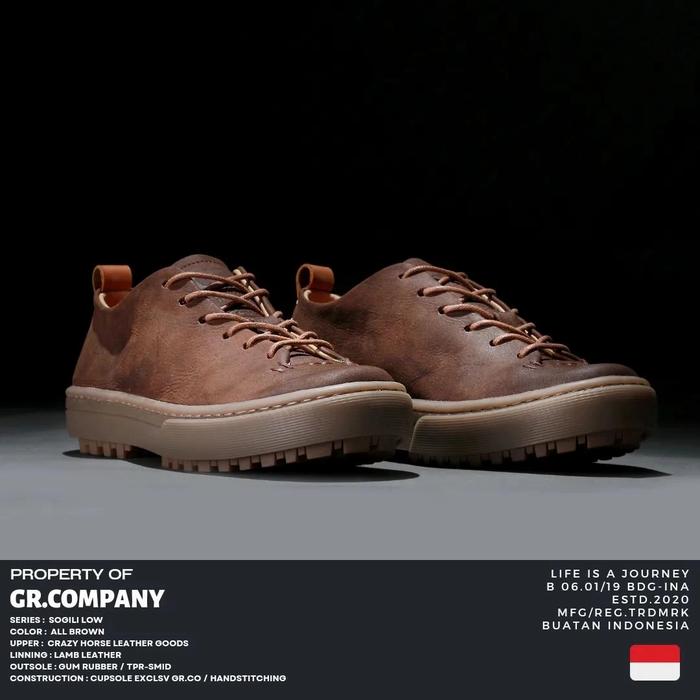 GR.Company - Sogili Low - Sepatu Sneakers Kulit