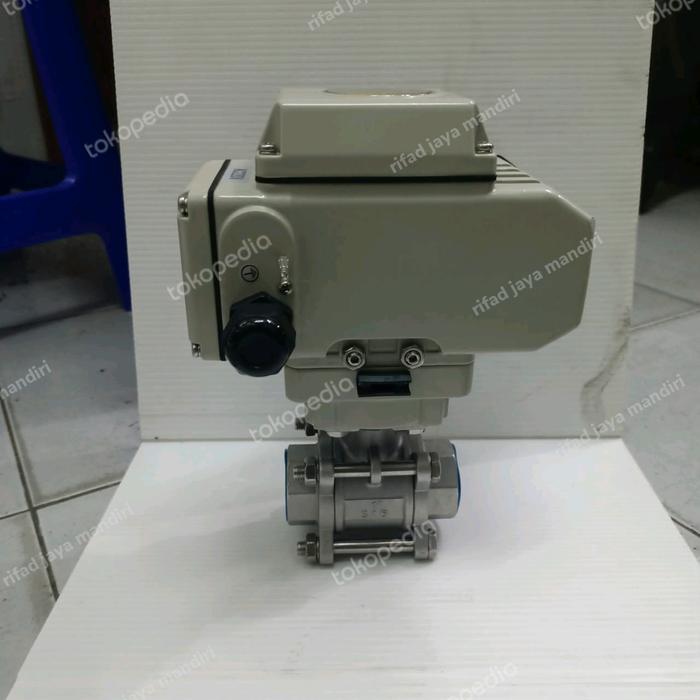 Motorized Electric Actuator 1 1/2" inch /Ball Valve Stainless on off