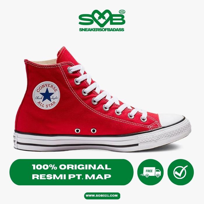 Sepatu Sneakers Converse CT All Star Hi Red - M9621C