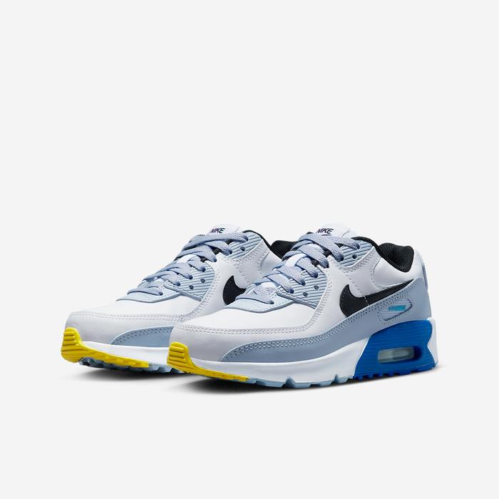 Nike Air Max 90 LTR GS "White/Blue Whisper/Hyper Royal" Original BNIB