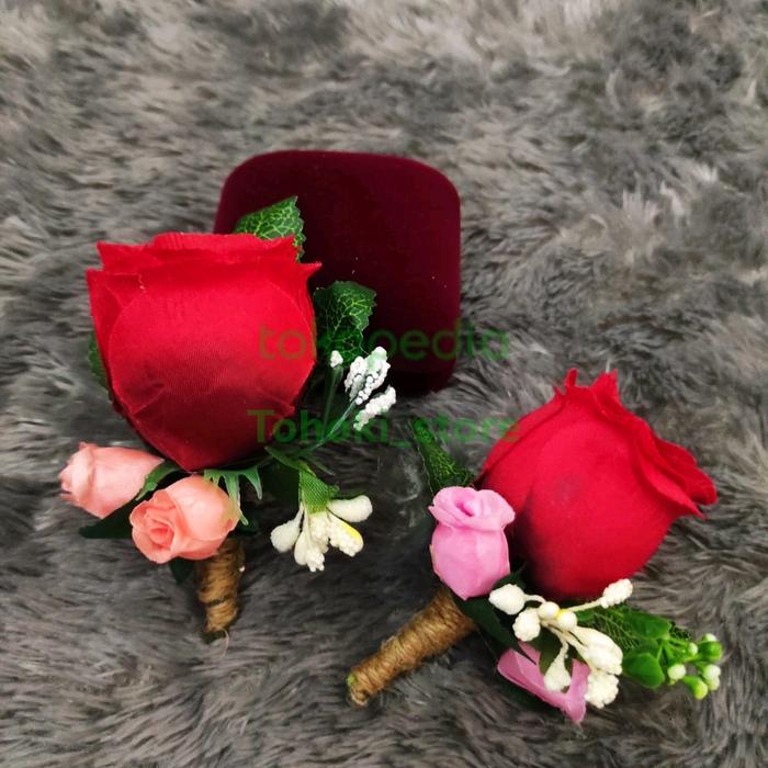 Bunga Dada/ Bunga Panitia/ Pin dada/ Corsage Rose Elegant