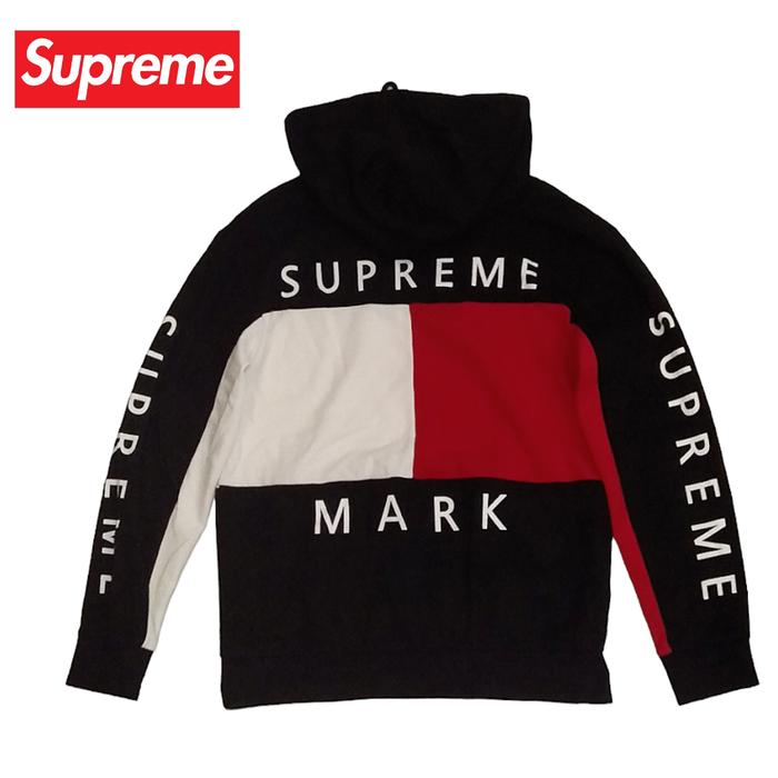 Hoodie supreme mark second/supreme mark black/supreme mark