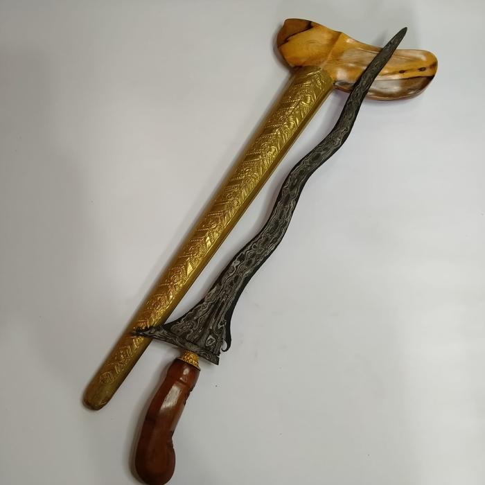 Keris Pandowo Luk 5 Pamor Pendaringan Kebak