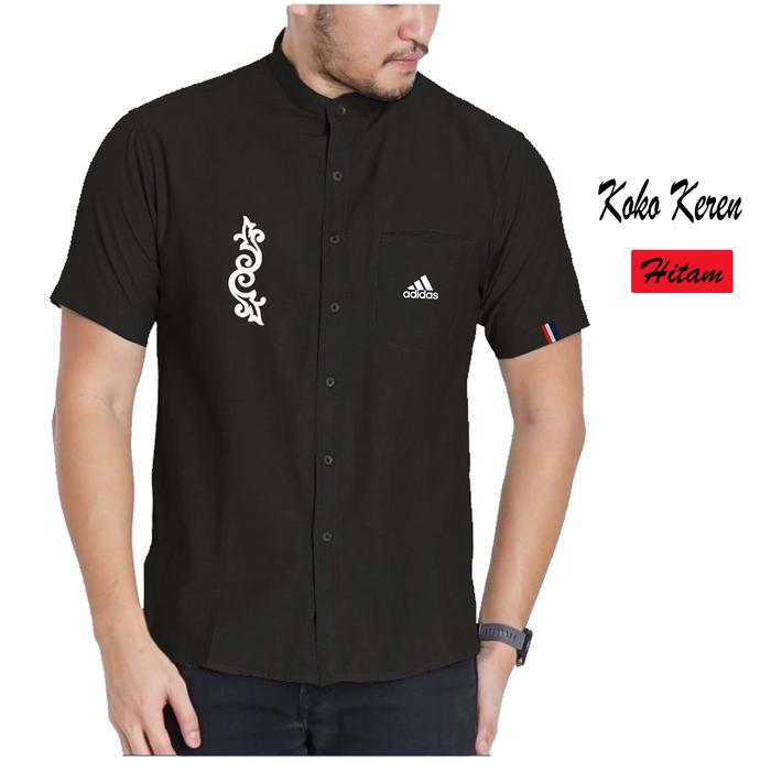 Kemeja Koko Kurta Pakistan Logo Adidas Original / Kemeja Koko Cardinal