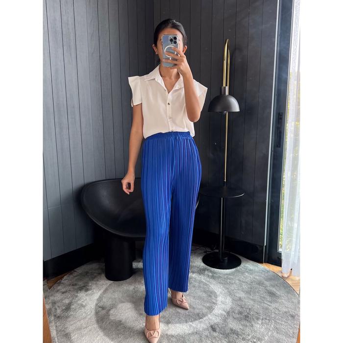 Lisa Celana Pensil Plisket BB / Pleated Pencil Pants (2)