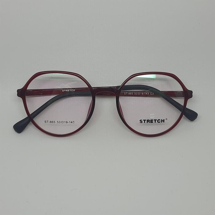 Frame Kacamata Stretch ST-865 Plastik (Pria)