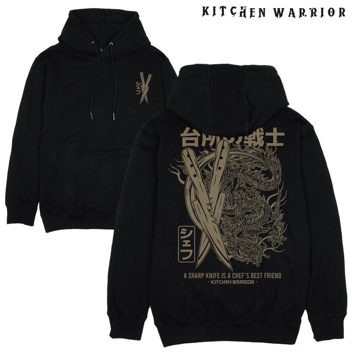 KITCHEN WARRIOR Hoodie | Kaos Chef | " CHEF'S KNIFE "