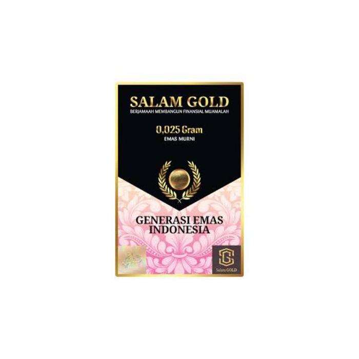 TERMURAH!! EMAS MULIA SALAM GOLD!!! EMAS MINI 0.025gram