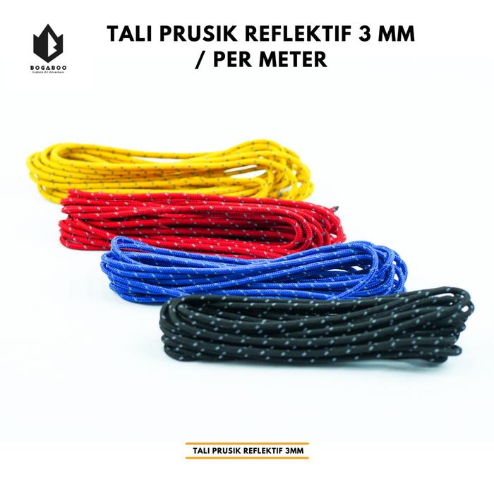 (COD)TAPI PERUSIK REFLEKTIF 3 MM - perusik reflective - tali perusik