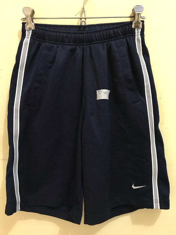 Celana pendek unisex Nike Dri-Fit navy Original Second