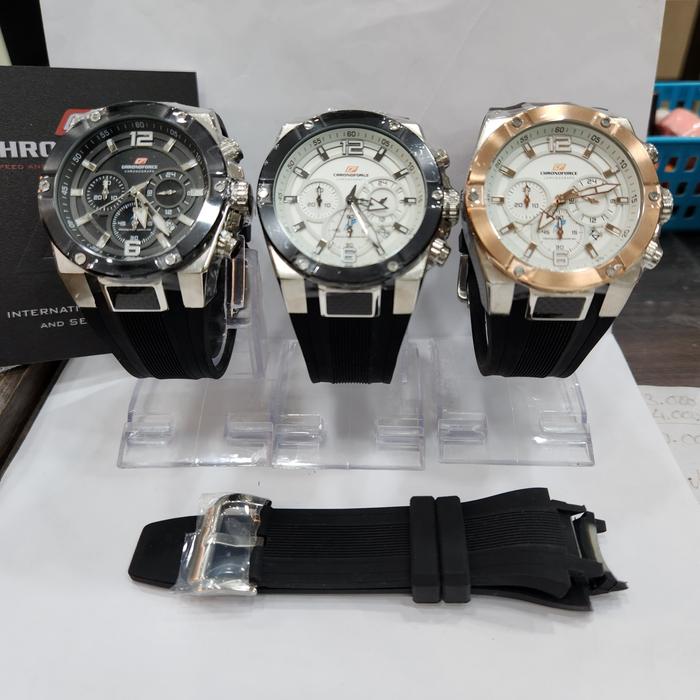 Jam tangan pria Chronoforce 5231 5231G Original Garansi