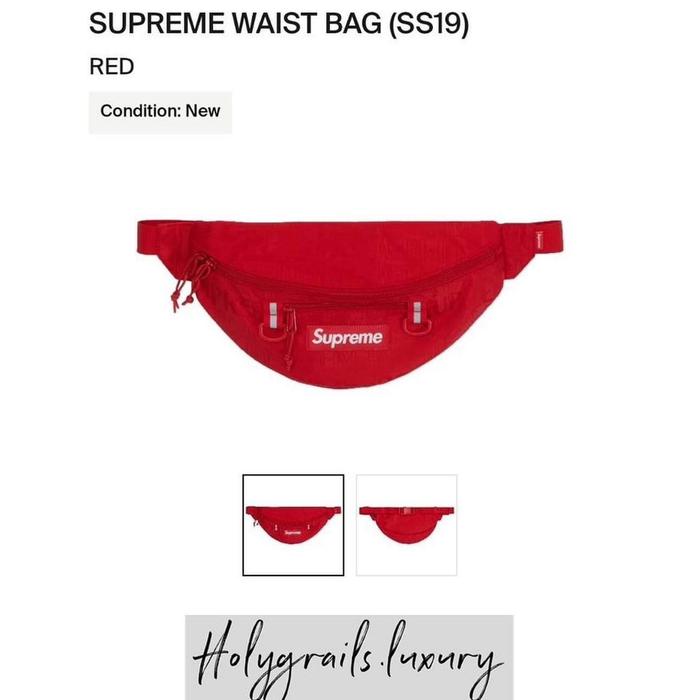 Supreme Waist Bag SS19 Red 100% Original