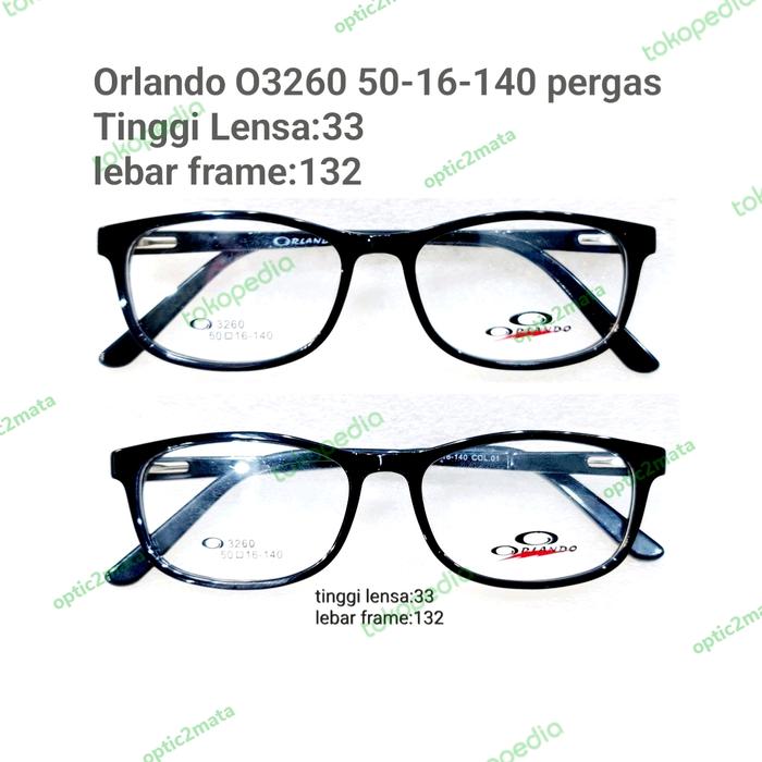FRAME KACAMATA ORLANDO O3260 50-16-140 pergas spring unisex