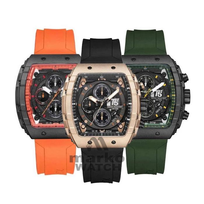 JAM TANGAN PRIA T5 H3856G / H 3856G / H 3856 G ORIGINAL BERGARANSI