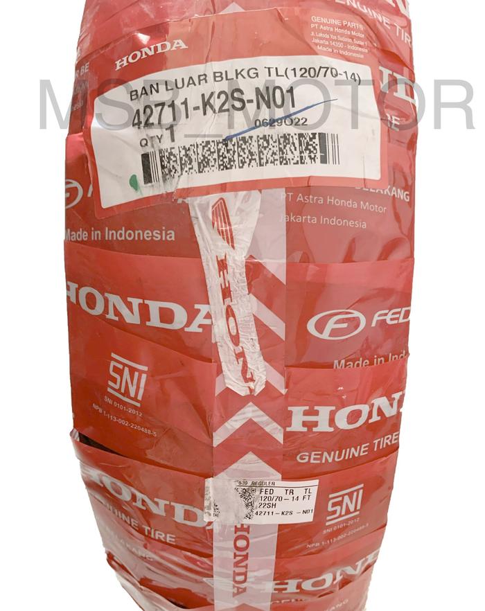 Ban Luar Tubeless AHM 120/70-14 42711-K2S-N01 Vario 160