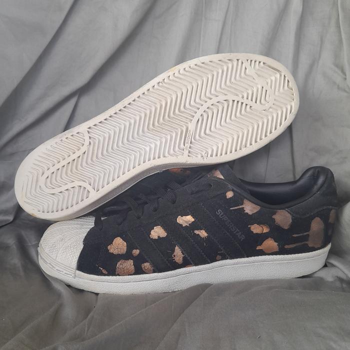 adidas original Superstar Black Copper leather ( S76152) second