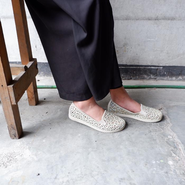 SandSo - 1567GRS PTY Shoes Sepatu Wanita Perempuan Karet Rubber Jelly Lentur Empuk Sandal Sendal Sli