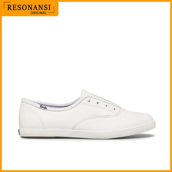 SEPATU WANITA TERBARU KEDS ORIGINAL SLIP ON CHILLAX WASHABLE LEATHER