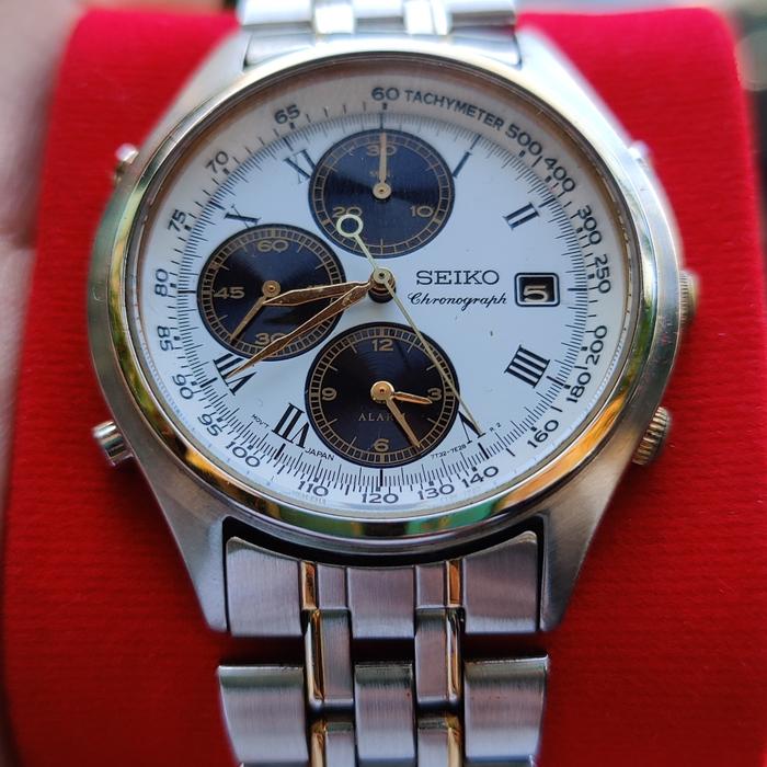 Seiko chronograph alarm Panda