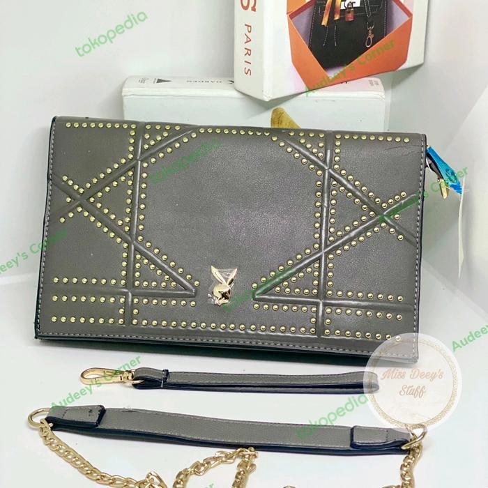 playboy clutch sling bag