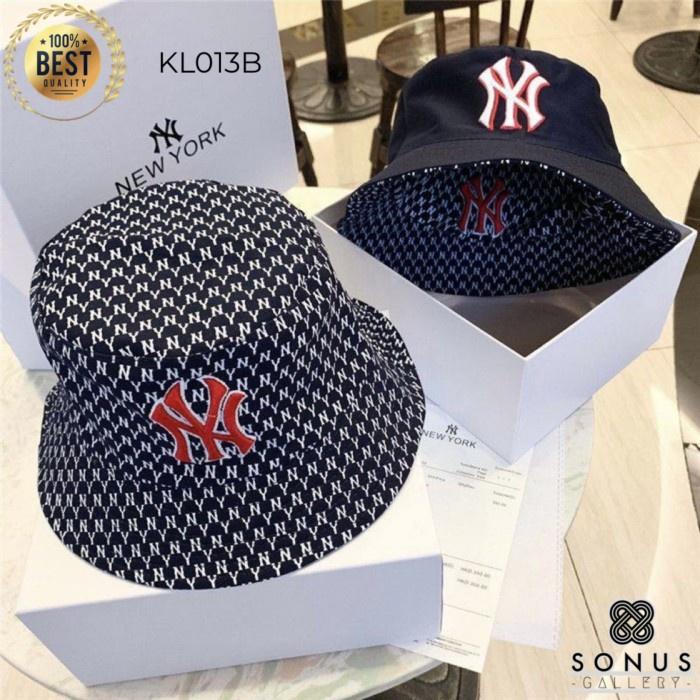 Topi Bucket New York NY New Best Seller Limited Double Color Bolak Bal