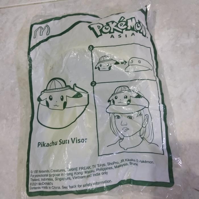 Mainan Mcd Pikachu Sun Visor