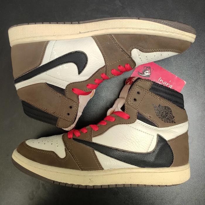 Sepatu Bekas AJ1 Retro High Travis Scott Mocha - Size 41