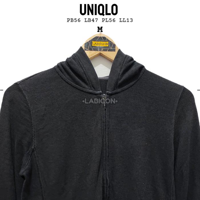 Sweatshirt Hoodie Zipper UNIQLO Kids Original Second Preloved M098