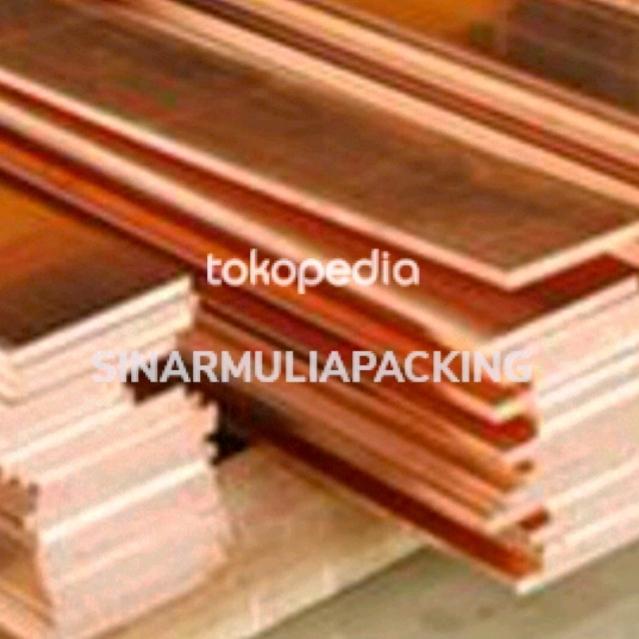 Plat Tembaga Busbar/Strip 4mm x 20mm x 1 Meter