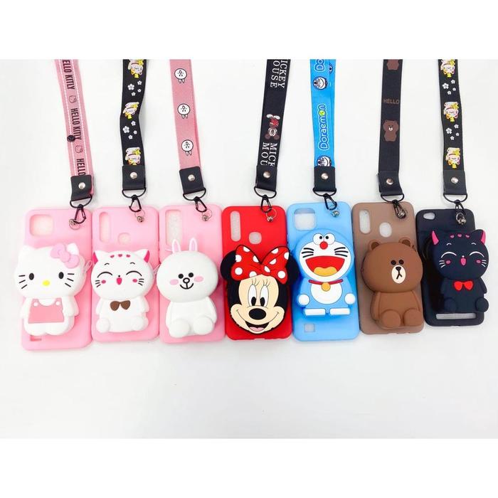 Case Disnei + Dompet Dan Tali OPPO RENO 2F (MACC)