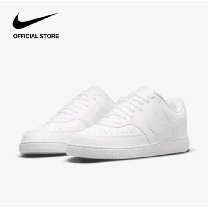 Nike Sepatu Pria Court Vision Low - Full White [DH2987-100]
