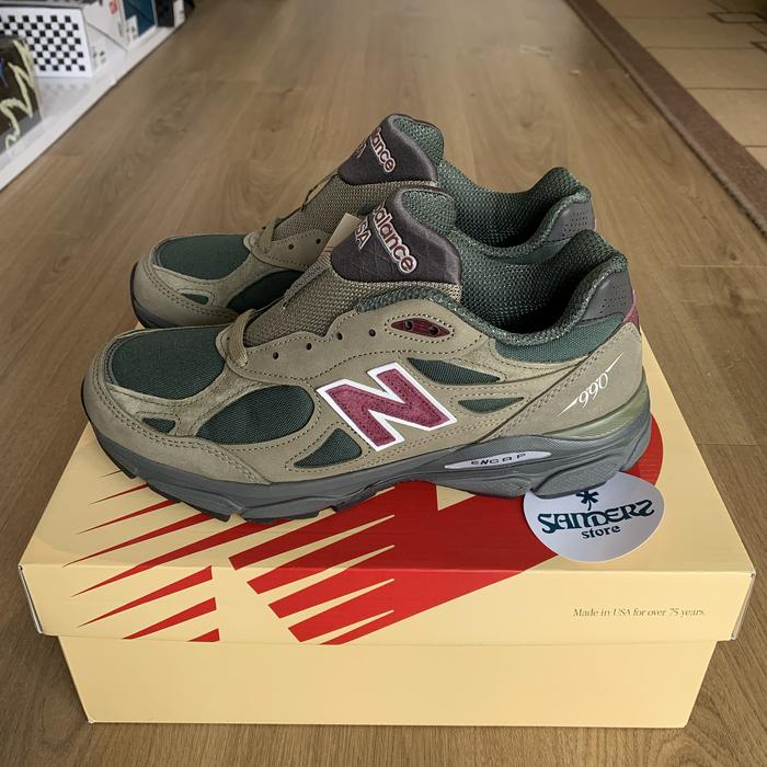 new balance 990v3 olive green