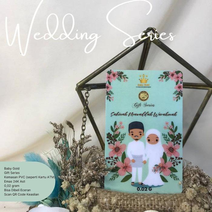 BABY GOLD kado nikah emas 0.02 gr wedding