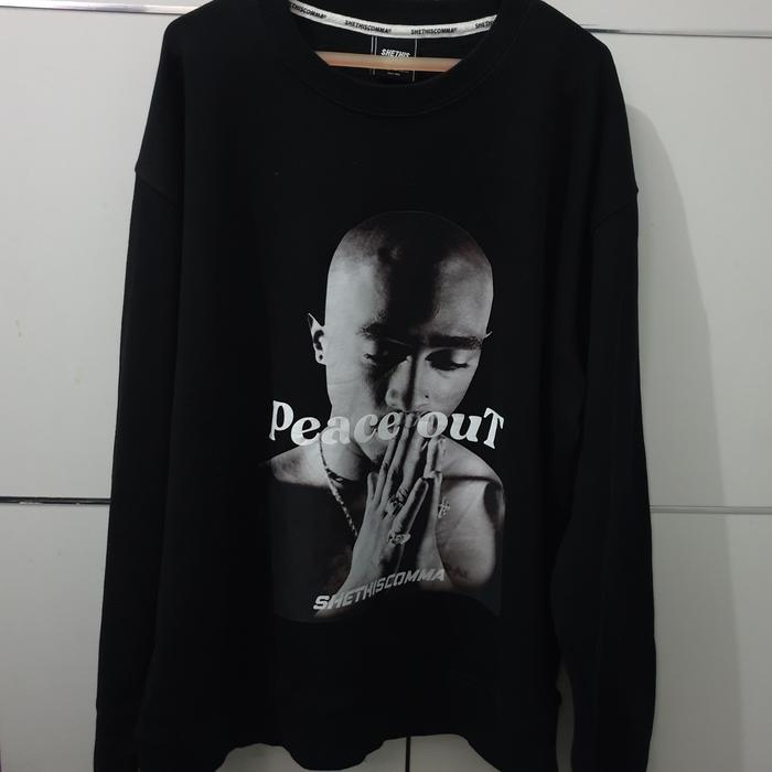 tupac crewneck original by seethiscomma