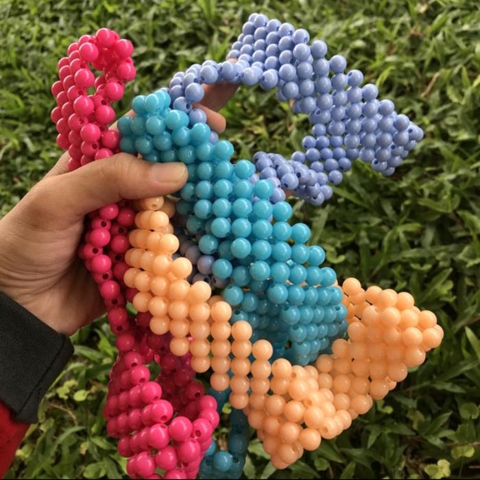 Cup Holder/Boba cup holder/beads cup holder handmade/cup holder tumble