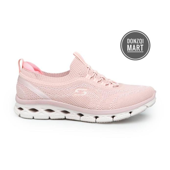 Skechers Glide-Step Flex Womens Sneakers Shoes - Pink
