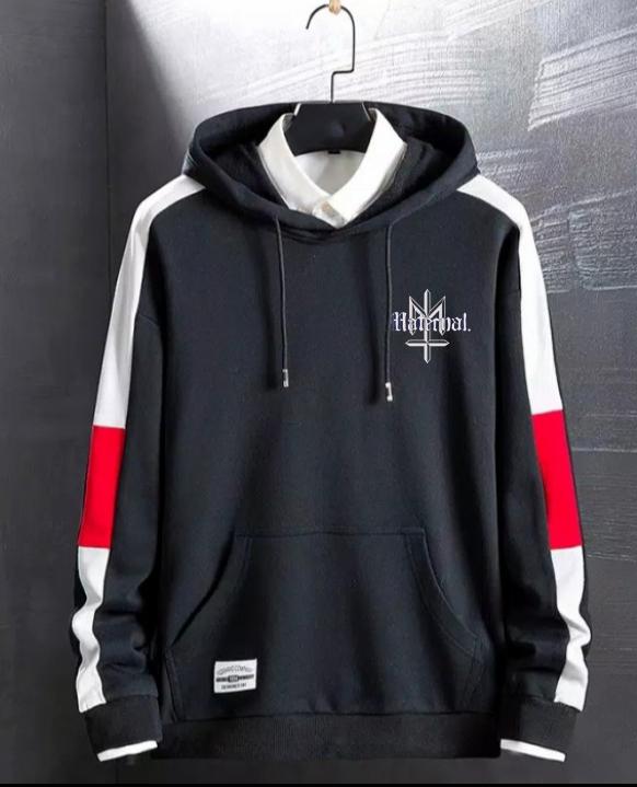 jaket hoodie fleece maternal strip jaket distro pria wanita jumbo