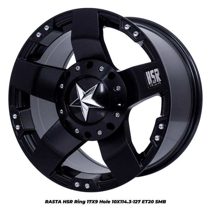 VELG RASTA RING 17 BUAT XPANDER, suzuki xl7 LEBAR 9 TYPE RASTA R17