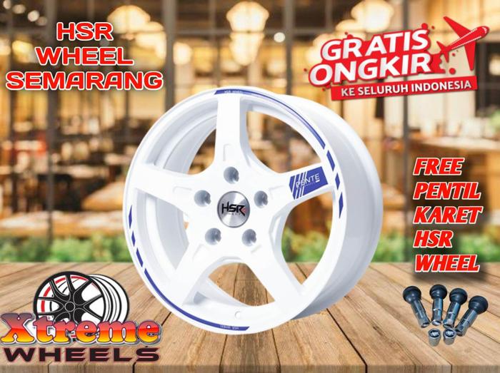 velg mobil hsr ring 15 warna putih untuk innova ertiga grandmax terios