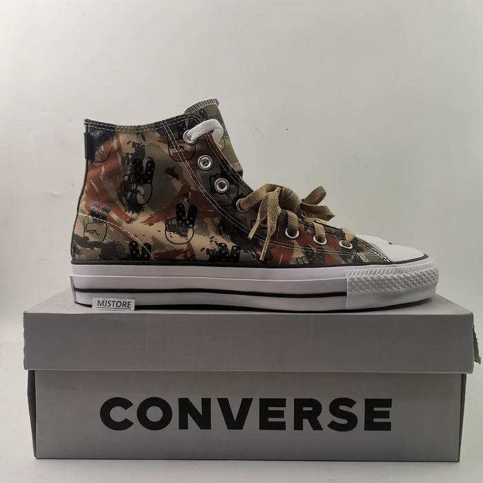 Sepatu Converse Ctas Pro Unisex Adult's Sneaker - Brown Map