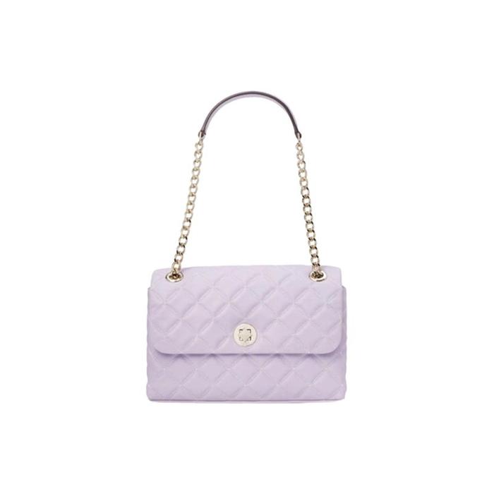 Tas Wanita Branded KS Natalia Medium Flap Shoulder Bag - Lilac Frost