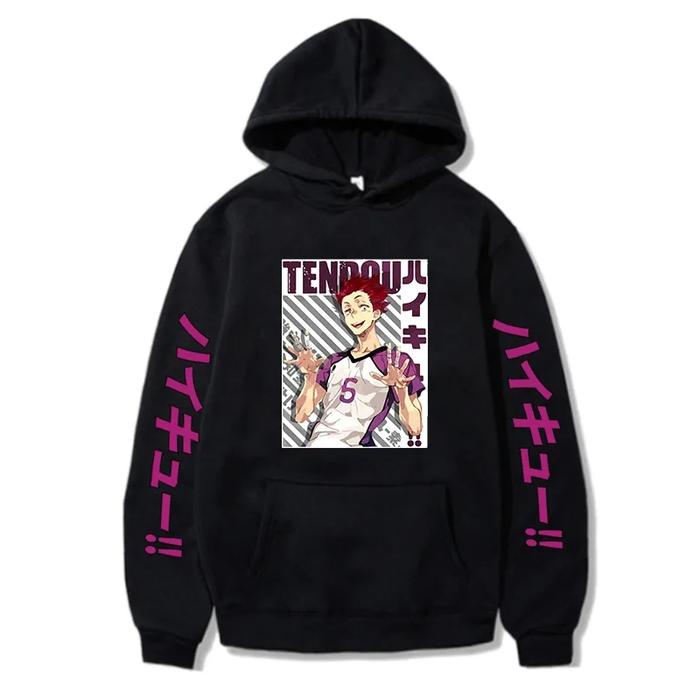 Tendou Satori Hoodie Anime Haikyuu