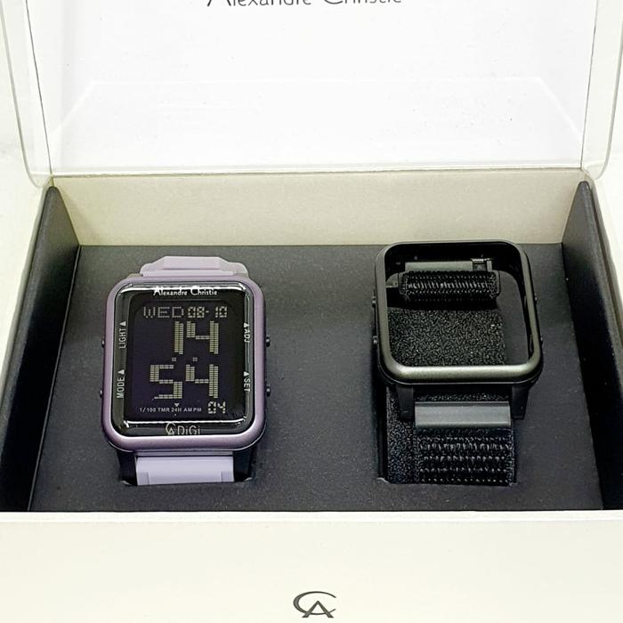Jam tangan Alexandre Cristie 9344 Paket Original - Jam Tangan Digital