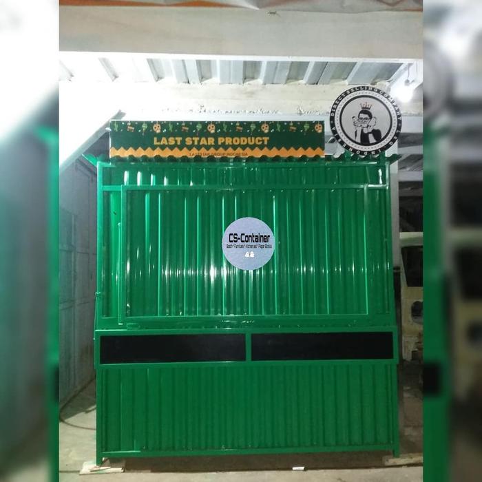 booth semi container custom design/booth kontainer #312