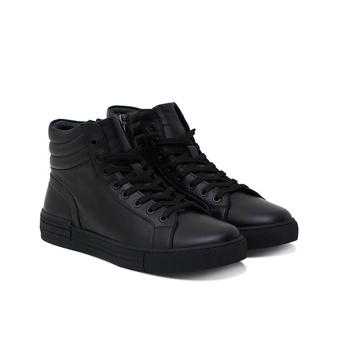 Gino Mariani Domer Sepatu Casual Pria Boot original Leather Black