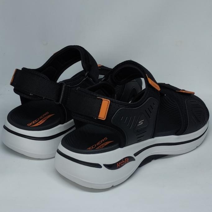 terbaru SEPATU SANDAL SKECHERS GO WALK ARCH FIT MENS SANDALS ORIGINAL