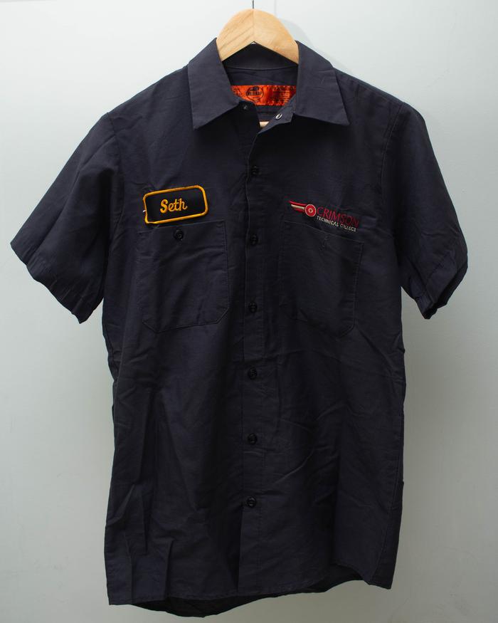 Red Kap Original Vintage Work Shirt Grey Kemeja Kerja