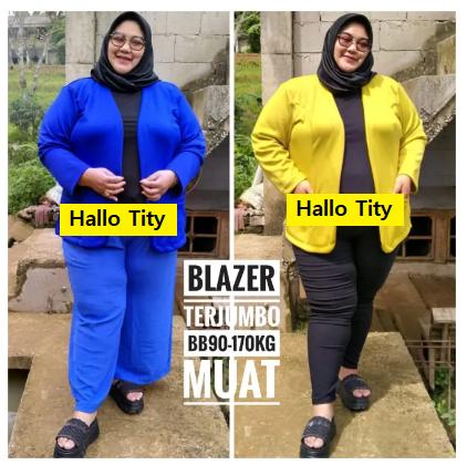 Blazer Super Jumbo Blazer Jumbo Wanita Outer Jumbo LD 140 LD 150